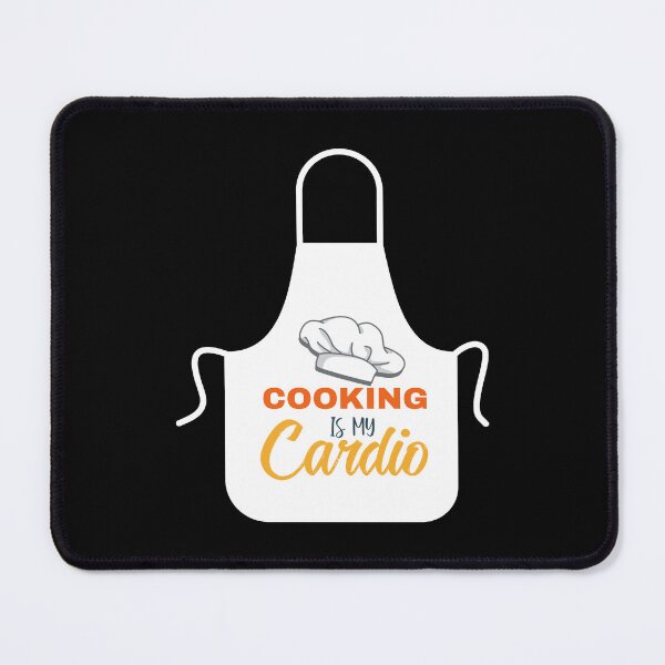 Item preview, Cooking Is My Cardio Funny Chef Sarcasm Kitchen Humor Cook Gift Idea designed and sold by karibov.