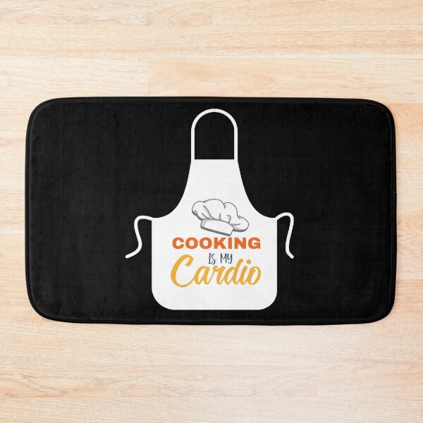 Item preview, Cooking Is My Cardio Funny Chef Sarcasm Kitchen Humor Cook Gift Idea designed and sold by karibov.