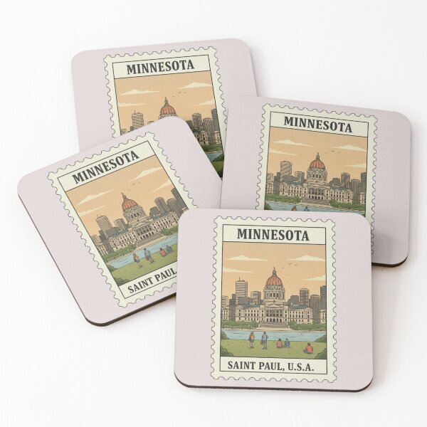 Item preview, Vintage Minnesota Capitol Building Stamp  designed and sold by allaboutstamps.