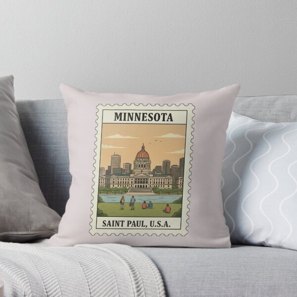 Item preview, Vintage Minnesota Capitol Building Stamp  designed and sold by allaboutstamps.