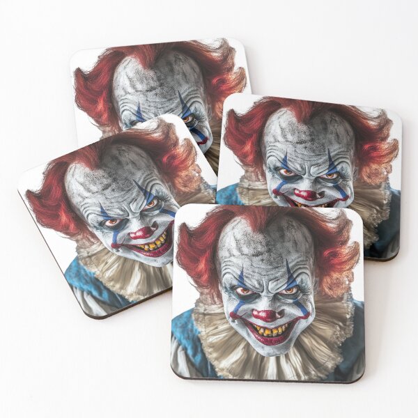Item preview, Creepy Nightmare Clown – Evil Circus Horror Portrait for Halloween designed and sold by MED-AFDS.
