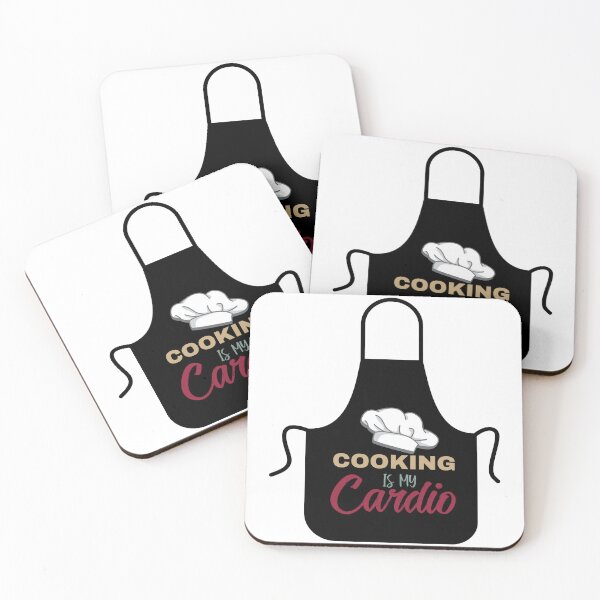 Item preview, Cooking Is My Cardio – Funny Kitchen Quote Gift for Chefs, Food Lovers & Home Cooking Fans designed and sold by karibov.