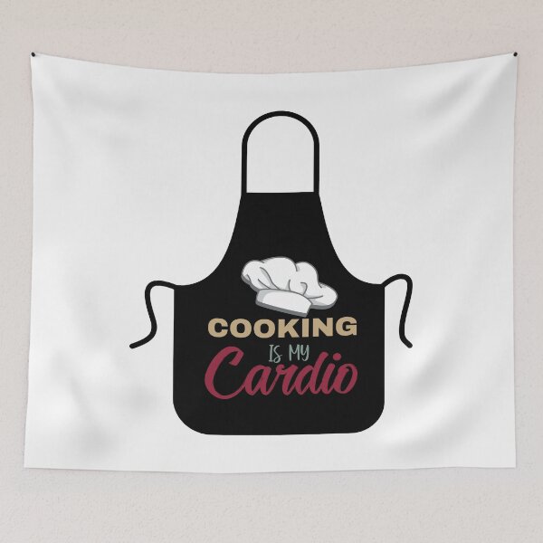 Item preview, Cooking Is My Cardio – Funny Kitchen Quote Gift for Chefs, Food Lovers & Home Cooking Fans designed and sold by karibov.