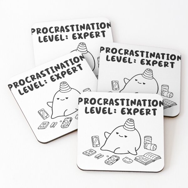 Item preview, Procrastination Level: Expert designed and sold by CuteUnipoop.