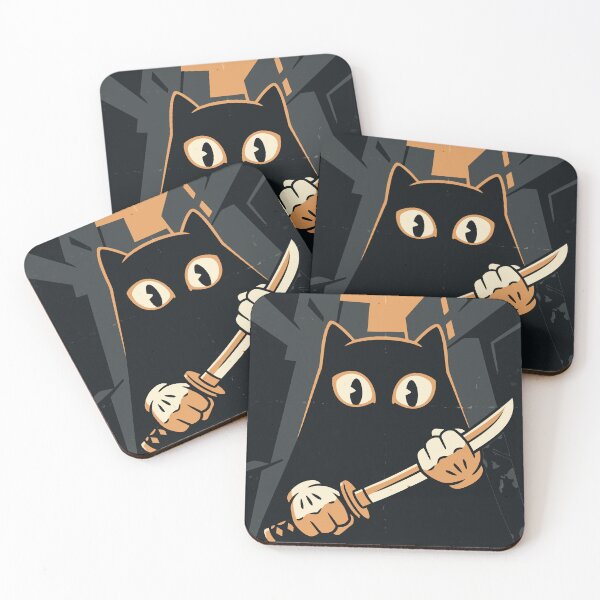 Item preview, Alley Ninja Cat Assassin designed and sold by livvestudio.