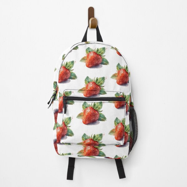 Item preview, Strawberry, Bright Red Fruit Illustration Aesthetic Sticker designed and sold by Moodune.