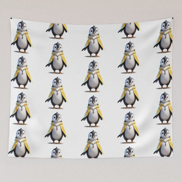 Item preview, Cute Penguin Illustration - Adorable Kids Animal Art designed and sold by Victoria Riabov.