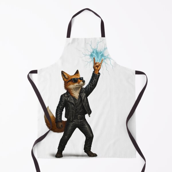 Item preview, Power Surge Fox with Lightning Rock Gesture designed and sold by Daagath.