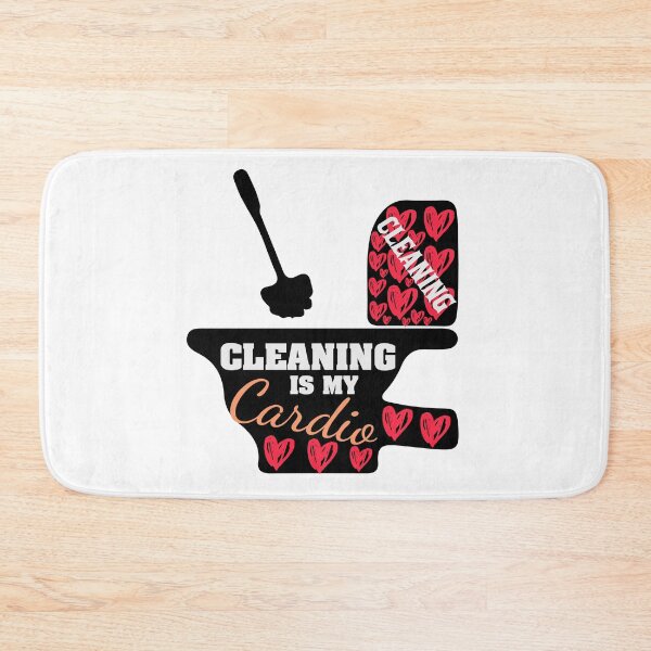 Item preview, Cleaning Is My Cardio Funny Sarcastic Clean Freak Housewife Gift Idea designed and sold by karibov.