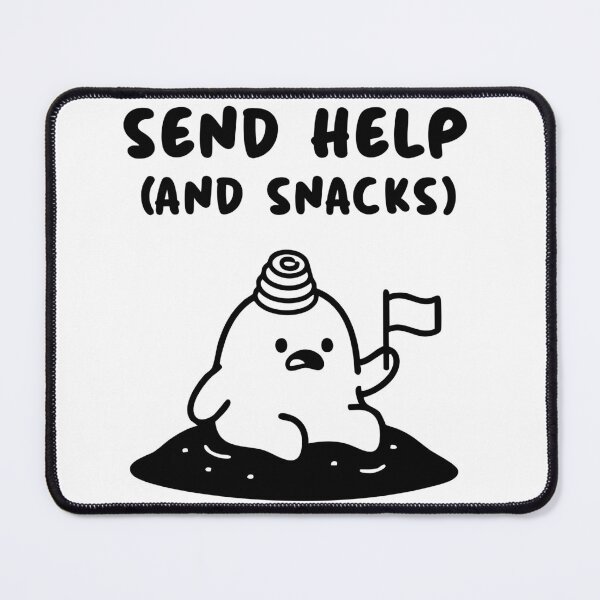 Item preview, Send Help and Snacks! designed and sold by CuteUnipoop.