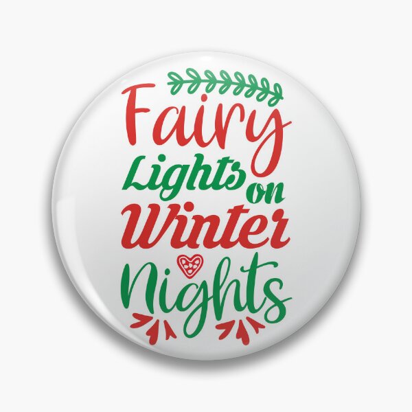 Item preview, Fairy Lights on Winter Nights - Cozy Holiday Magic Quote designed and sold by FuzionRaptor.