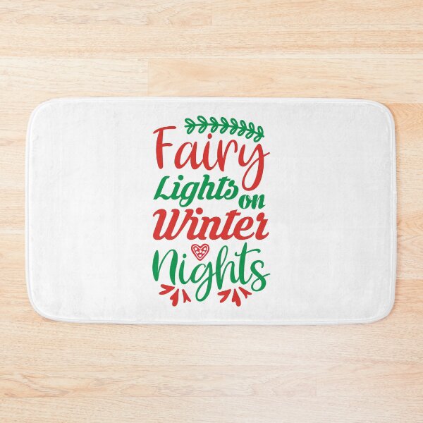 Item preview, Fairy Lights on Winter Nights - Cozy Holiday Magic Quote designed and sold by FuzionRaptor.
