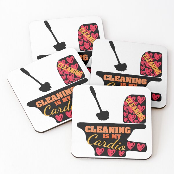 Item preview, Cleaning Is My Cardio – Clean House Lover & Funny Quote Design designed and sold by karibov.