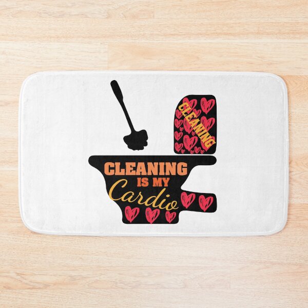 Item preview, Cleaning Is My Cardio – Clean House Lover & Funny Quote Design designed and sold by karibov.