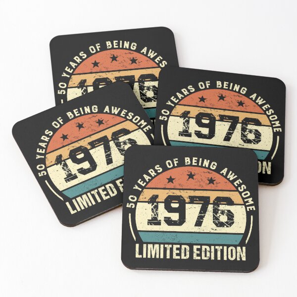 Item preview, Vintage 1976 Birthday Distressed 50th Bday designed and sold by Y-Vibes.