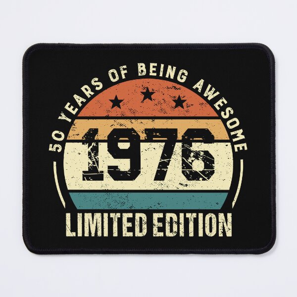 Item preview, Vintage 1976 Birthday Distressed 50th Bday designed and sold by Y-Vibes.