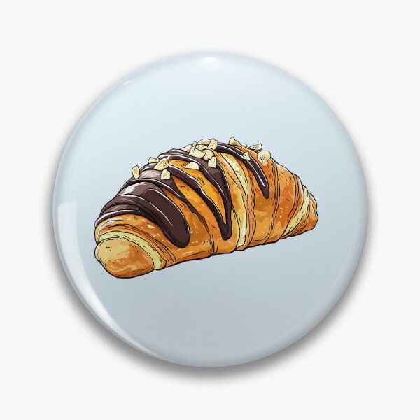 Item preview, Chocolate Almond Croissant designed and sold by sakurashorty.