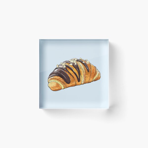 Item preview, Chocolate Almond Croissant designed and sold by sakurashorty.