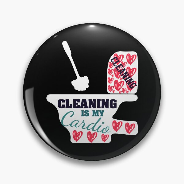 Item preview, Cleaning Is My Cardio – Funny Housekeeping Quote Gift for Clean Lovers, Family & Fitness Fans designed and sold by karibov.