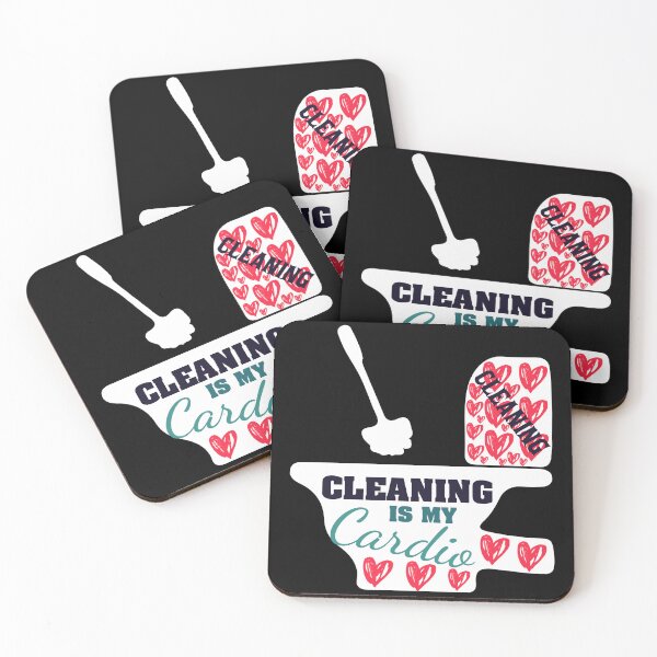 Item preview, Cleaning Is My Cardio – Funny Housekeeping Quote Gift for Clean Lovers, Family & Fitness Fans designed and sold by karibov.