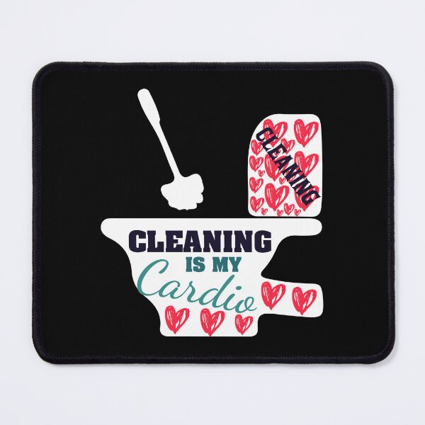 Item preview, Cleaning Is My Cardio – Funny Housekeeping Quote Gift for Clean Lovers, Family & Fitness Fans designed and sold by karibov.