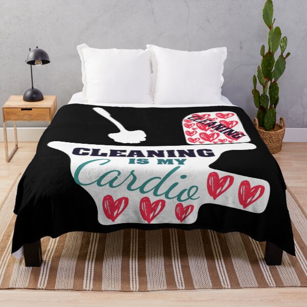 Item preview, Cleaning Is My Cardio – Funny Housekeeping Quote Gift for Clean Lovers, Family & Fitness Fans designed and sold by karibov.