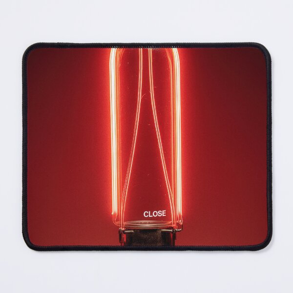 Item preview, Neon “CLOSE” Sign Inside Light Bulb – Modern Red Glow Aesthetic designed and sold by Grafititee.