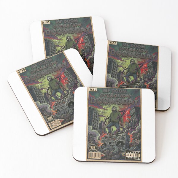 Item preview, MF DOOM "Operation: Doomsday" Retro Comic Art designed and sold by STR Posters.