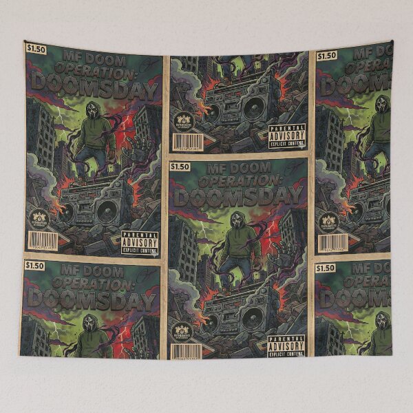 Item preview, MF DOOM "Operation: Doomsday" Retro Comic Art designed and sold by STR Posters.