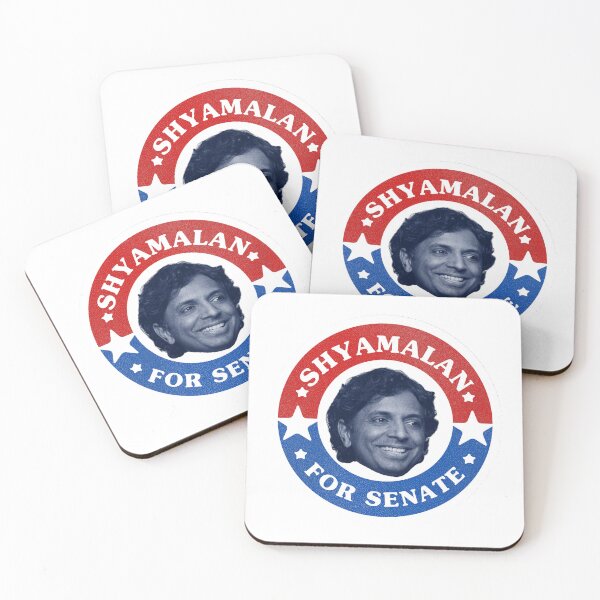 Item preview, M. Night Shyamalan for Senate - Vintage Election Button designed and sold by KORRASAMIQUEENS.
