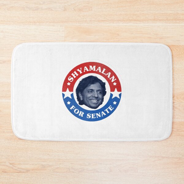 Item preview, M. Night Shyamalan for Senate - Vintage Election Button designed and sold by KORRASAMIQUEENS.