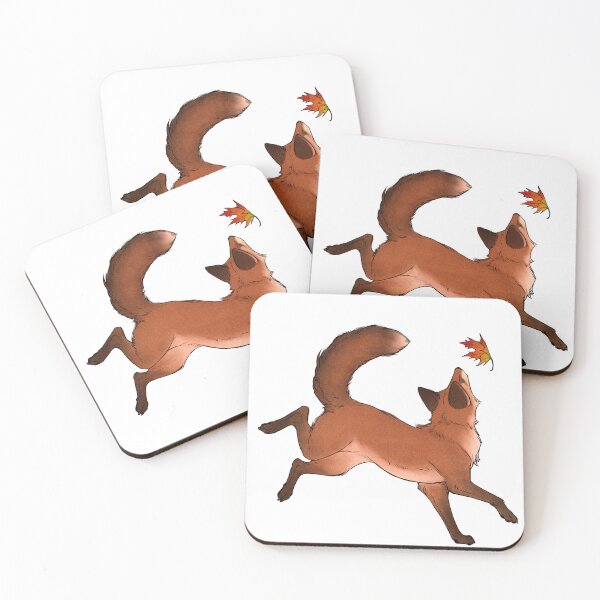 Item preview, Fox and leaf designed and sold by DracoFaunus.
