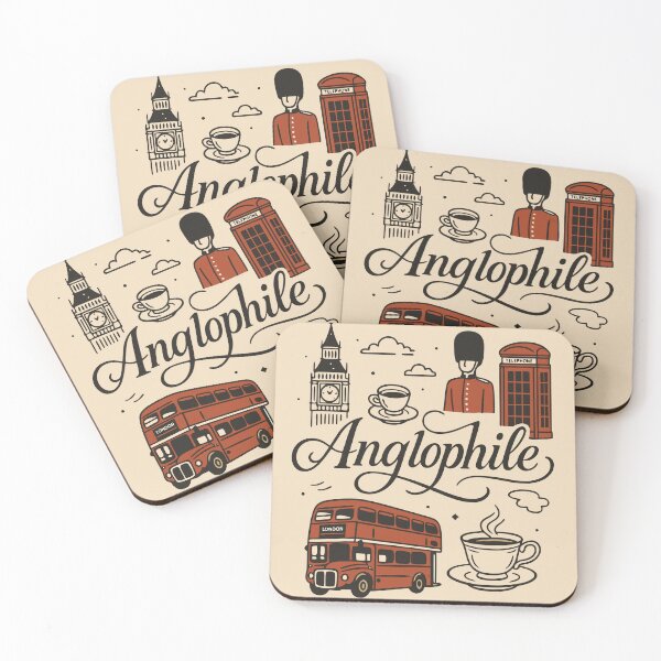 Item preview, Anglophile London Icons - Vintage British Travel & Tea Lover Design designed and sold by MAGICKEY2024.