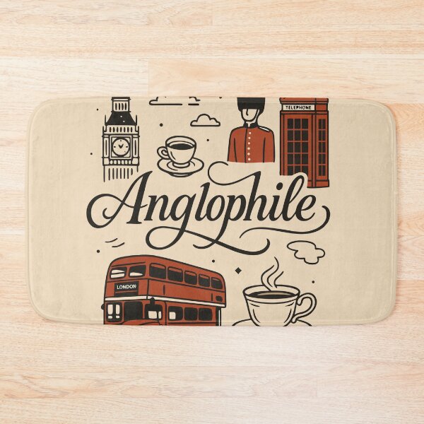 Item preview, Anglophile London Icons - Vintage British Travel & Tea Lover Design designed and sold by MAGICKEY2024.