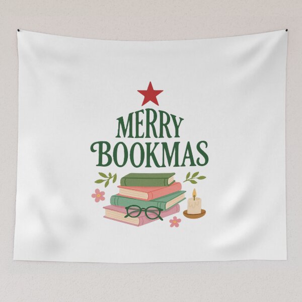 Item preview, Merry Bookmas designed and sold by The Cozy Cauldron.