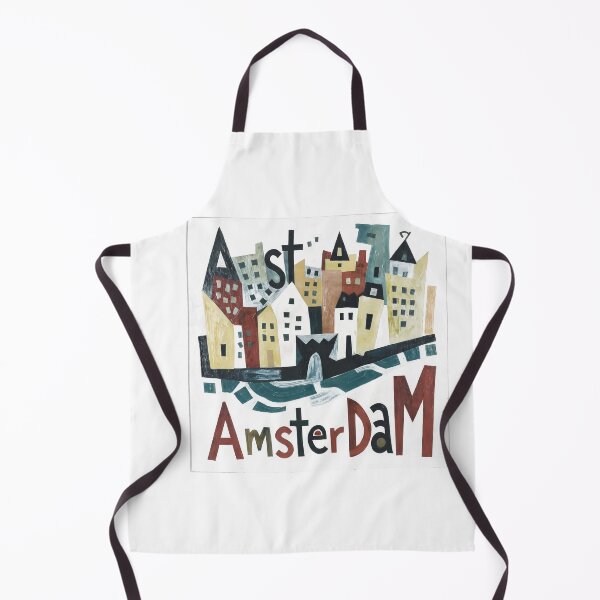 Item preview, Amsterdam Minimalist Contemporary Art Print – Modern Cityscape Wall Decor designed and sold by OzzFrequency.