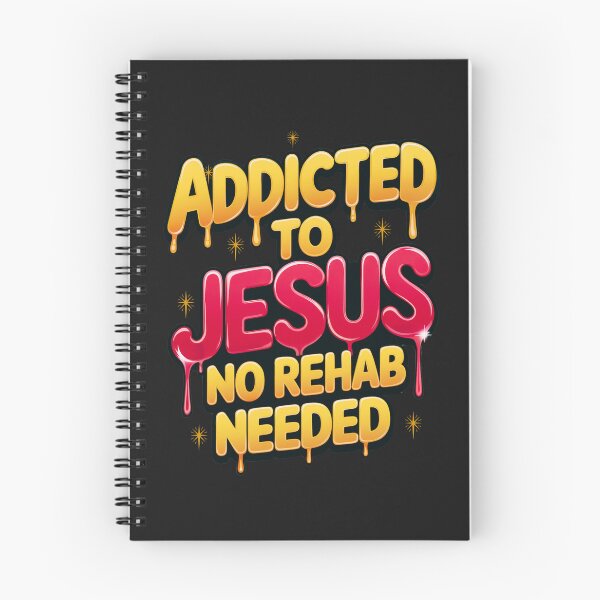 Item preview, Addicted to Jesus, No Rehab Needed: Bold Christian Faith Art designed and sold by elynne9.