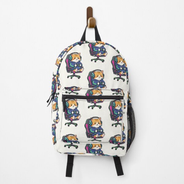 Item preview, Cute Gamer Cat – Funny Gaming Cartoon Design designed and sold by HoopeStylee.