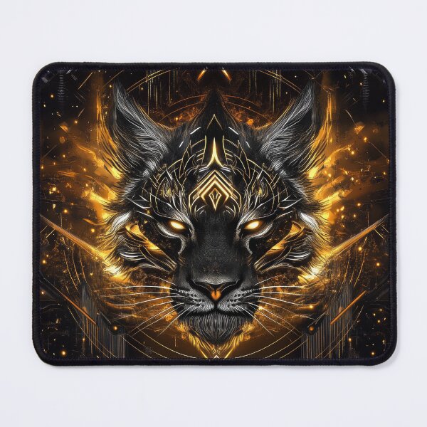 Item preview, Shadow Flame Tiger with Glowing Eyes and Sacred Lines designed and sold by Daagath.