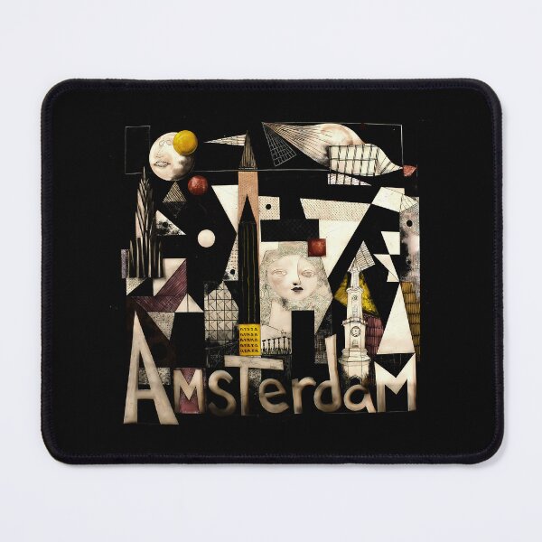 Item preview, Amsterdam Minimalist Contemporary Art Print – Modern Cityscape Wall Decor designed and sold by OzzFrequency.