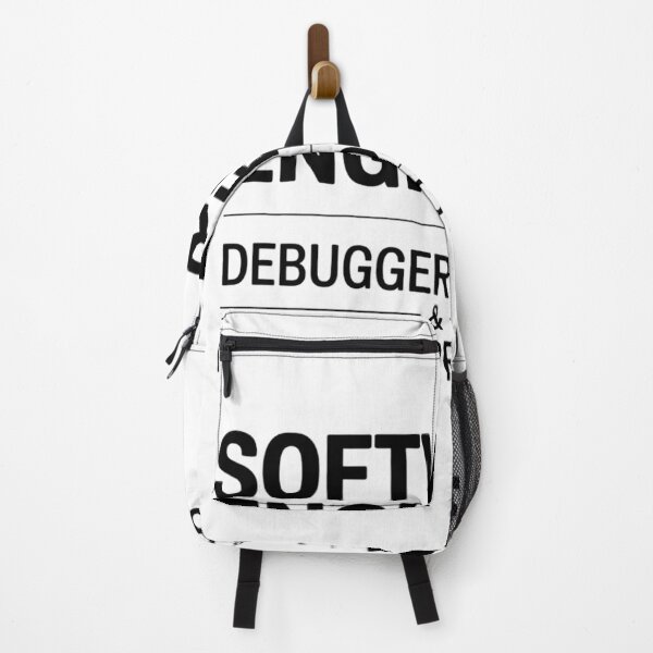 Item preview, Software Engineer Debugger Of Code Fixer Of Problems Typography Tech Humor designed and sold by GiftsForge.