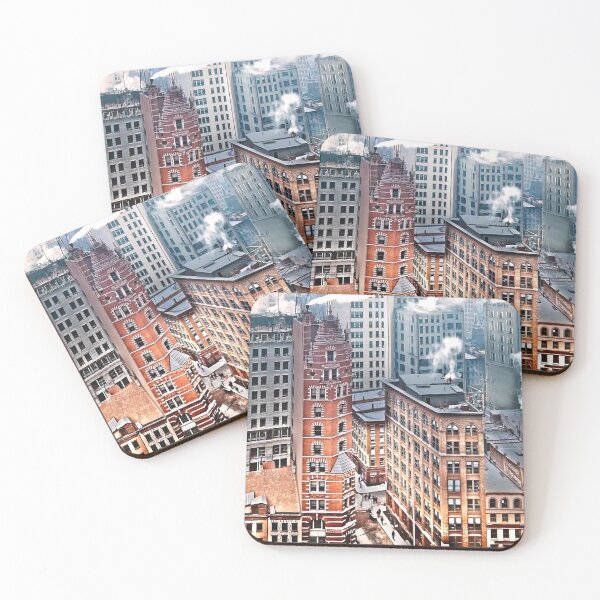 Item preview, New York NY - Cluster of Skyscrapers c1900 designed and sold by Susan Savad.