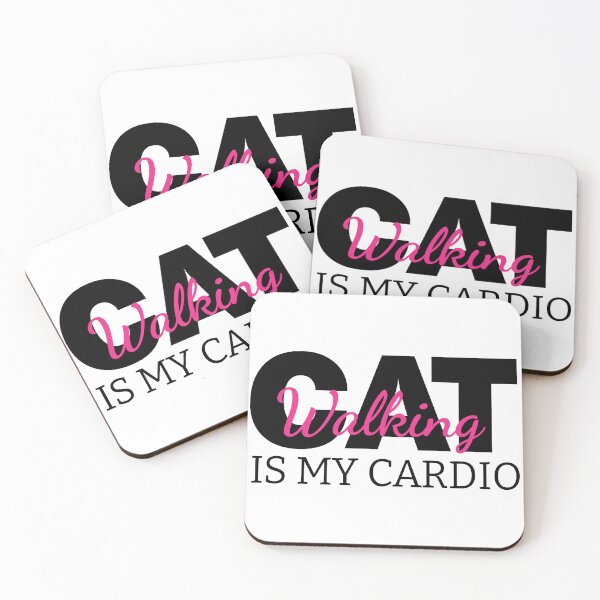 Item preview, Cat Walking Is My Cardio – Pet Cats & Kitten Lover Gift Idea designed and sold by karibov.