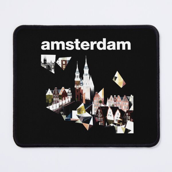 Item preview, Amsterdam Minimalist Contemporary Art Print – Modern Cityscape Wall Decor designed and sold by OzzFrequency.