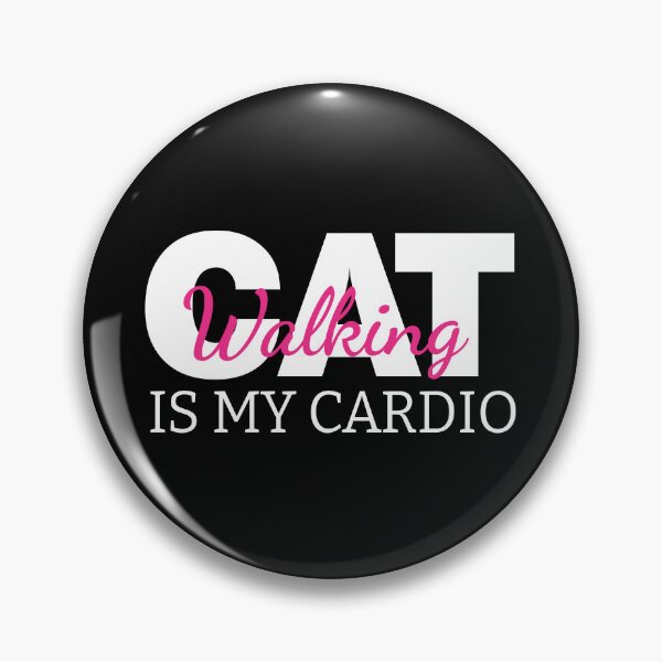 Item preview, Cat Walking Is My Cardio Funny Cat Mom Sarcastic Kitten Lover Gift designed and sold by karibov.