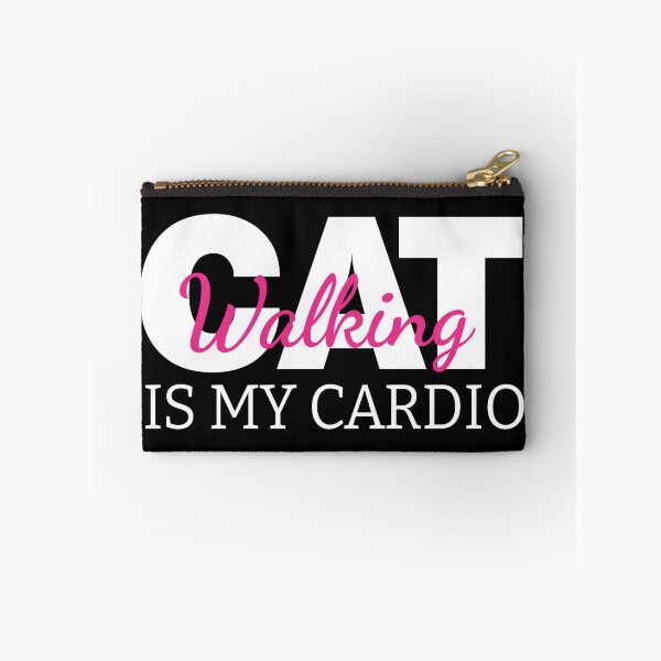 Item preview, Cat Walking Is My Cardio Funny Cat Mom Sarcastic Kitten Lover Gift designed and sold by karibov.
