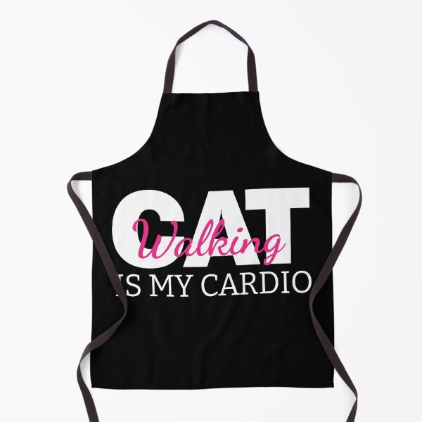 Item preview, Cat Walking Is My Cardio Funny Cat Mom Sarcastic Kitten Lover Gift designed and sold by karibov.