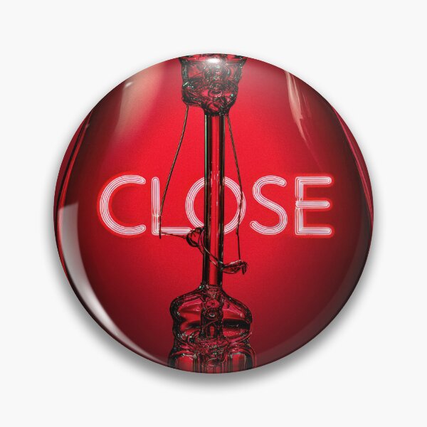 Item preview, Neon “CLOSE” Sign Inside Light Bulb – Modern Red Glow Aesthetic designed and sold by Grafititee.