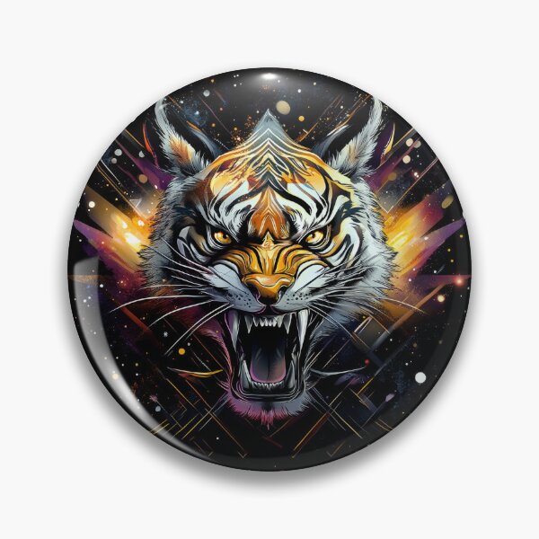 Item preview, Roaring Galactic Tiger with Cosmic Energy Burst designed and sold by Daagath.