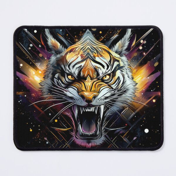 Item preview, Roaring Galactic Tiger with Cosmic Energy Burst designed and sold by Daagath.